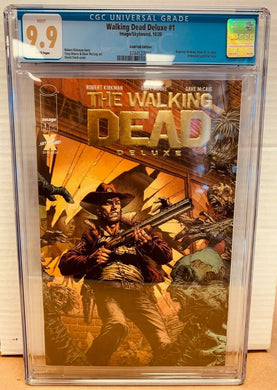 The Walking Dead Deluxe #1 Gold Foil Variant CGC 9.9 MINT Image Comics 2020