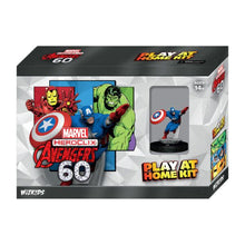Load image into Gallery viewer, Marvel HeroClix: Avengers 60th Play at Home Set of 3 Captain America Hulk Iron Man