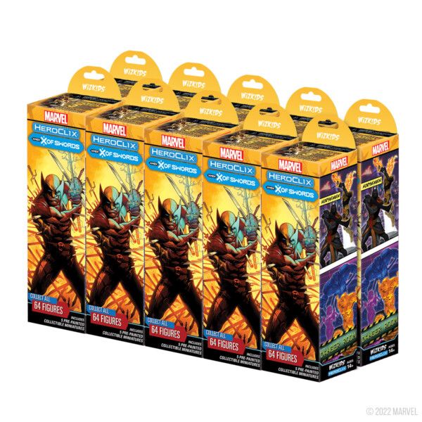 Marvel HeroClix: X-Men X of Swords Case (20 Boosters)
