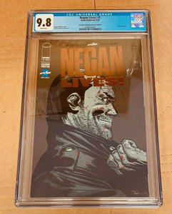 Negan Lives #1 Bronze Foil Variant CGC 9.8 Near Mint Image Comics 2020